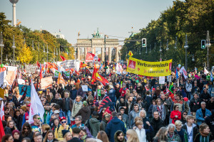 Großdemo ttip in Berlin Oktober 2015