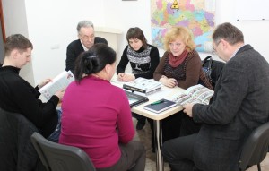 Beratungsarbeit in der Geschichtswerkstatt Tschernobyl in Charkiw