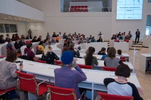 Blick aufs Podium