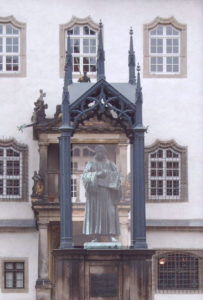 Lutherstatue in Wittenberg