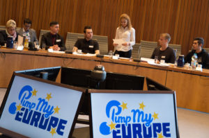 Pimp my europe: Treffen zwischen Jugendlichen und Abgeordneten im Landtag