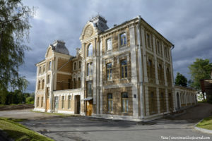 Das Foto zeigt die Choralsynagoge von Grodno in Belarus, die als eine der schönsten Synagogen Osteuropas gilt.