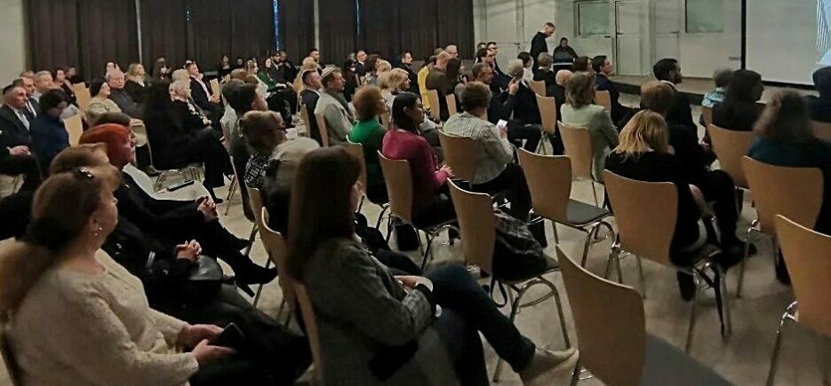 Blick ins Publikum in der IBB "Johannes Rau" Minsk.