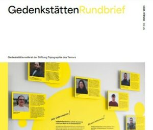 Das Titelbild des GedenkstättenRundbriefs Ausgabe Nr. 215