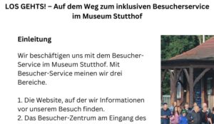 Titelbild des ineraktiven Ratgebers für einen inklusiven Besucherservice.